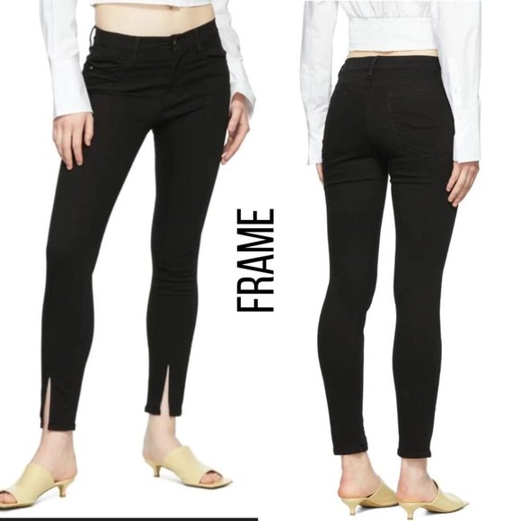 Frame Denim Denim - NWOT, Frame Black 'Le High Skinny' Jeans Size 27